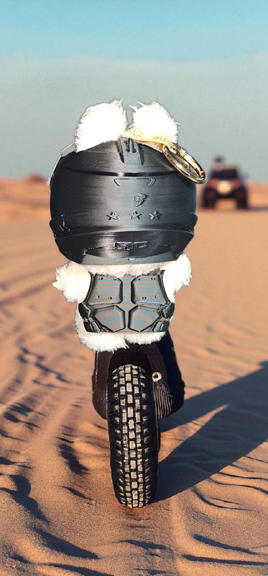 Labubu's Off-Road Armor: Helmet and Vest Set