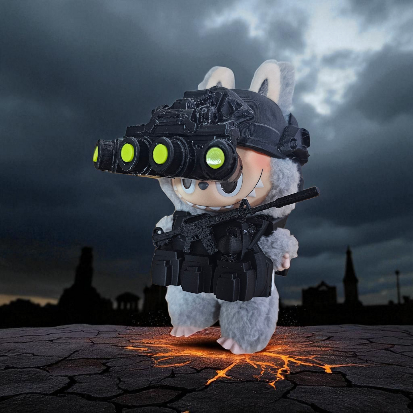 Black Ops Tactical Set with Night Vision Goggles