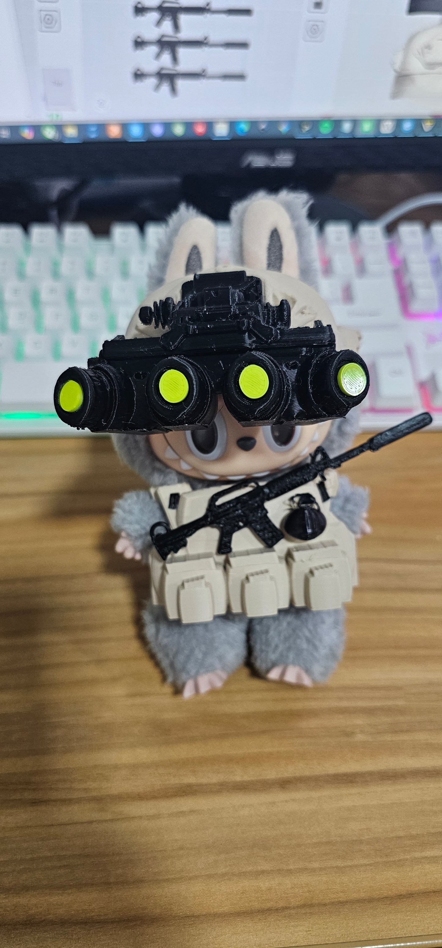 Black Ops Tactical Set with Night Vision Goggles