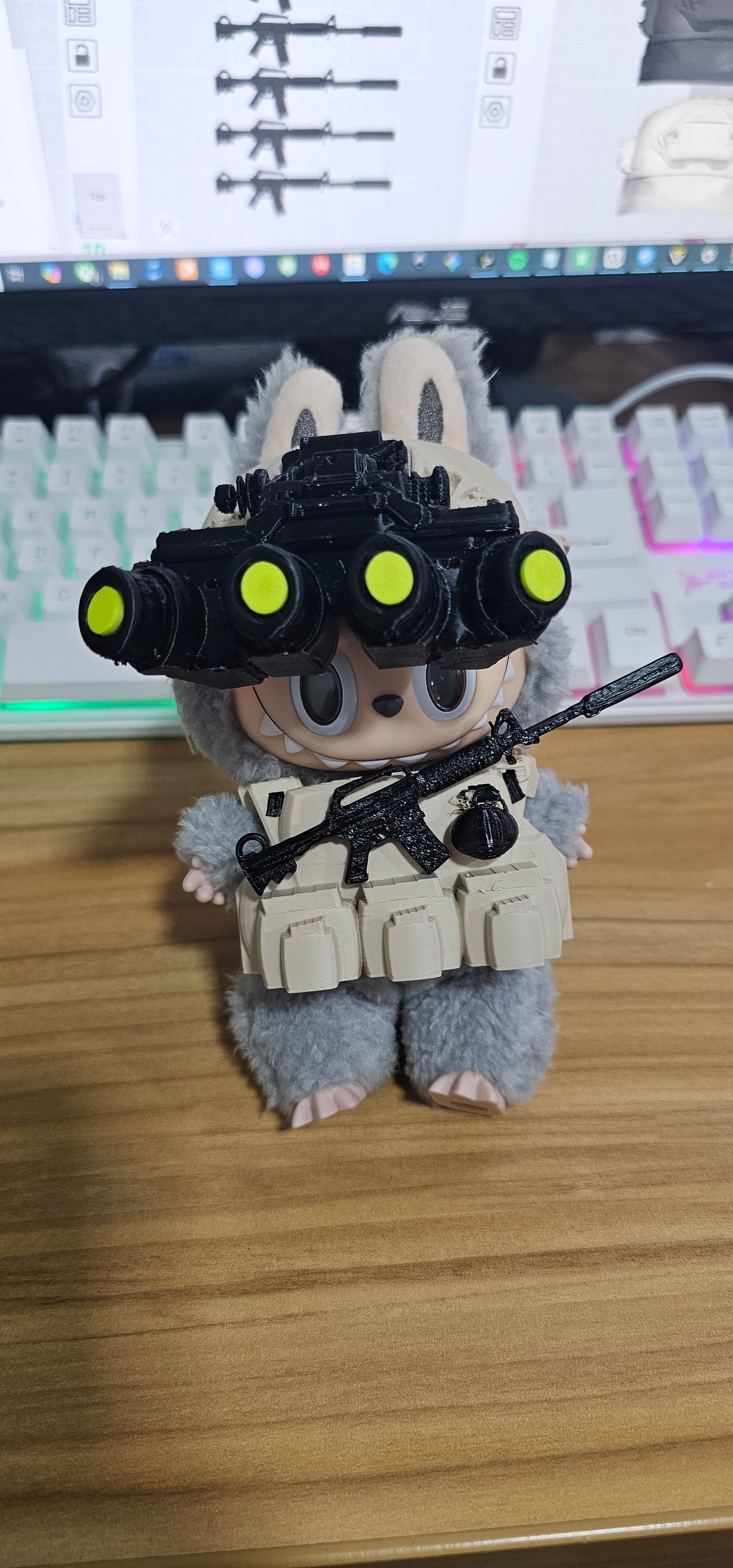 Black Ops Tactical Set with Night Vision Goggles