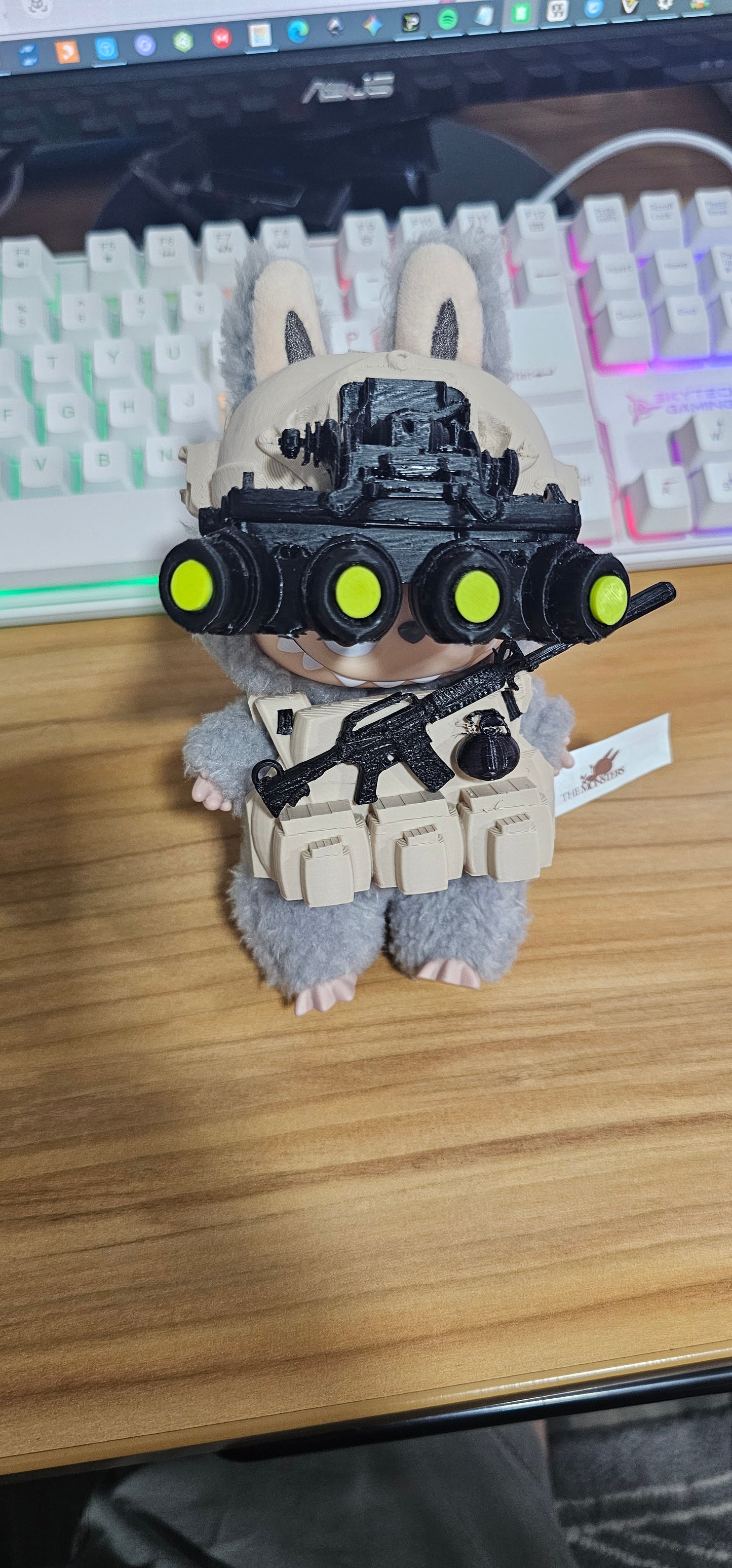 Black Ops Tactical Set with Night Vision Goggles