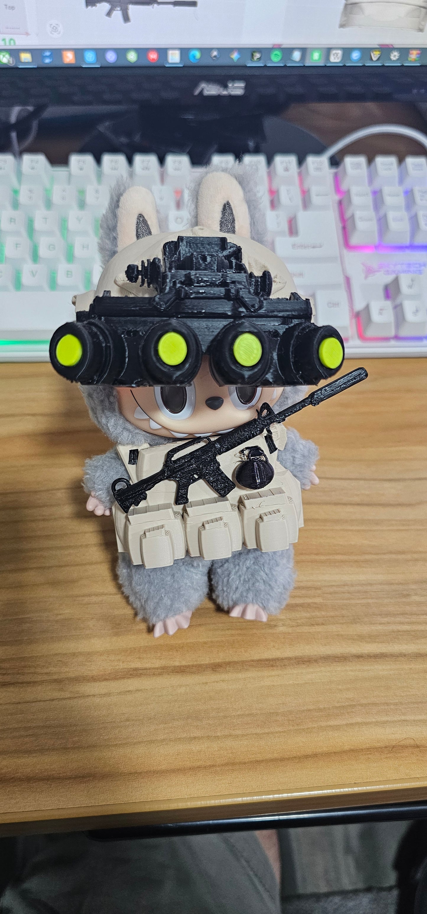 Black Ops Tactical Set with Night Vision Goggles