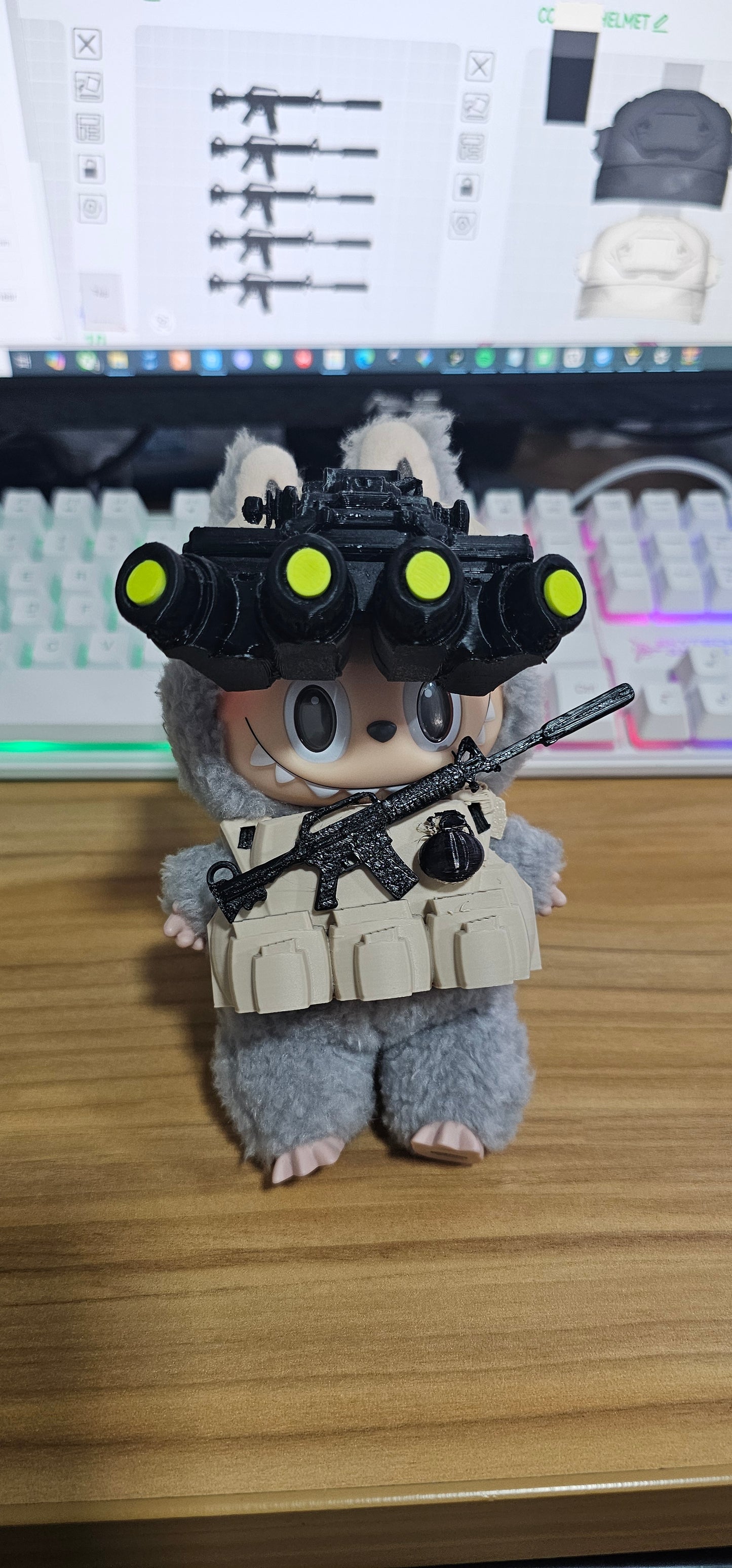 Black Ops Tactical Set with Night Vision Goggles
