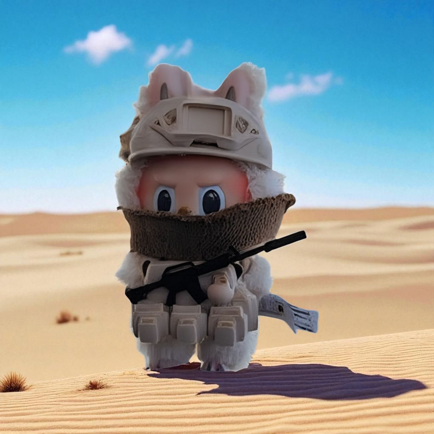 Desert OPS Tactical Set for Labubu