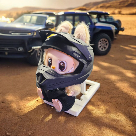 Off-road RZR Style Helmet for Labubu Doll