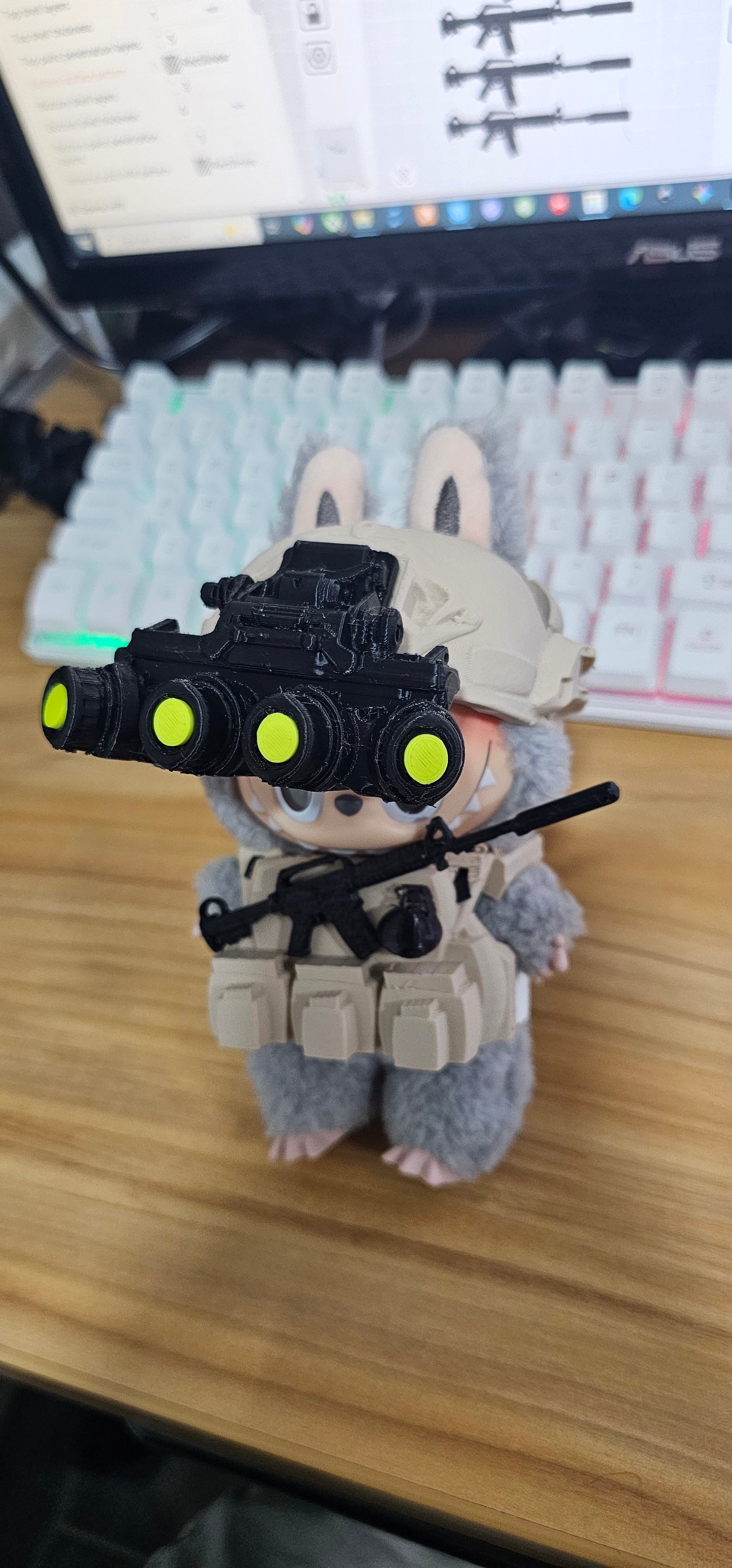 Black Ops Tactical Set with Night Vision Goggles