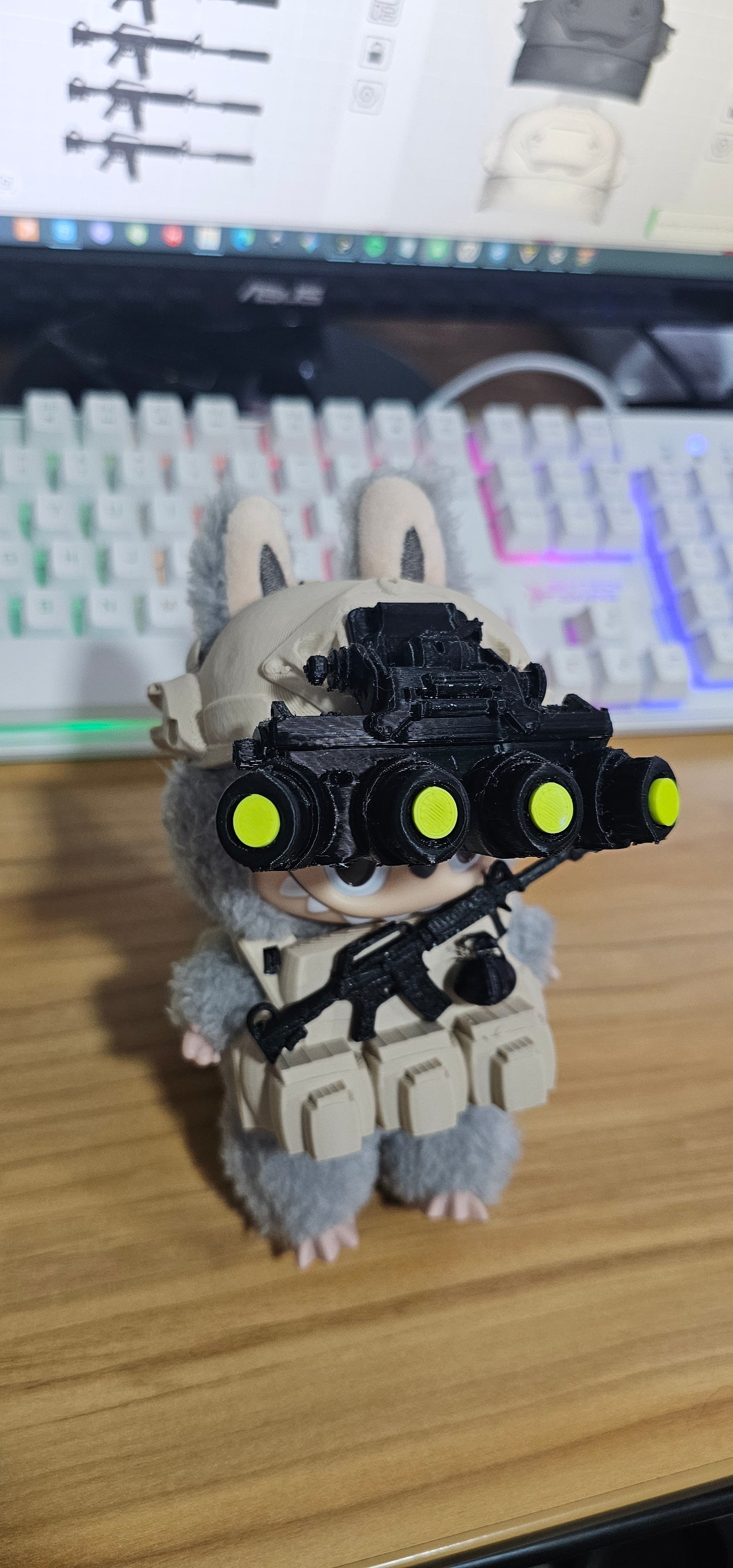 Black Ops Tactical Set with Night Vision Goggles