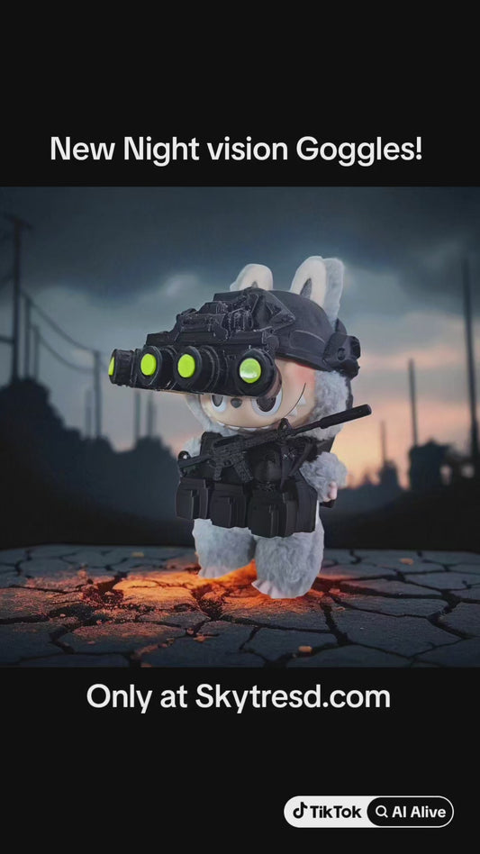 Black Ops Tactical Set with Night Vision Goggles
